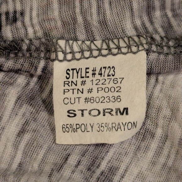 David Cline gray/black/taupe "Storm" button down mini dress/tunic size S - Picture 10 of 10